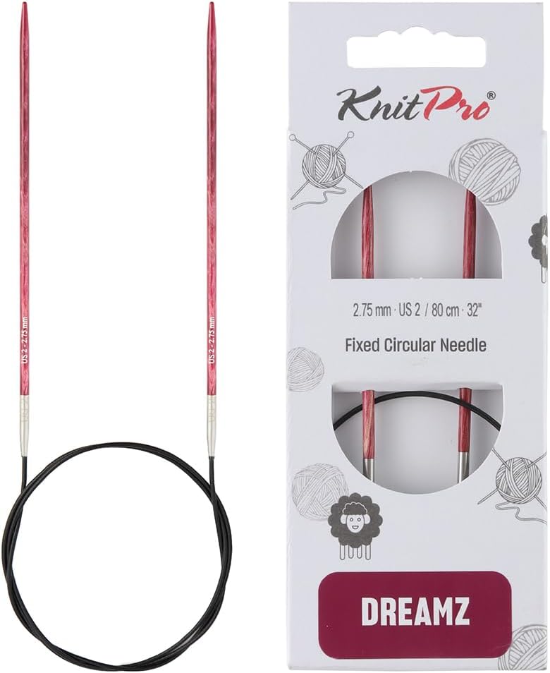Knit Pro Dreamz Fixed Circular Needles 32" (80cm) | US Size 2 (2.75mm) - Image 1